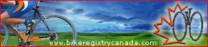 Register bikes and bicycles in Canada: Total E-Commerce solution with customized shopping cart software for online registration