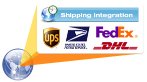 Web Shopping Cart Software Tools - Online shipping integration system with UPS&reg;, FedEx&reg;, USPS&reg;, and DHL&reg;
