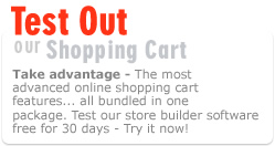 Ecommerce shopping cart software & Online Store Builder: Test our E-Commerce solutions for 30 days for free!