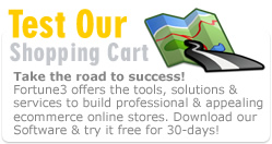 Test our shopping cart software, it's free for 30 days!