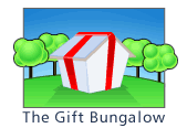 'The Gift Bungalow' Logo Design - Gifts, greeting cards, any occasion.