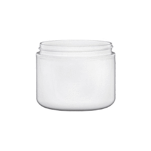 4oz White Double Wall Jars