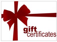 GIFT CERTIFICATES