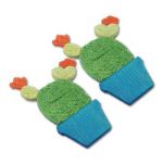 Loofah Potted Cactus - A&E Nibbles