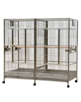 80 x 40 Double Macaw w/ Doors Stainless Steel A&E 