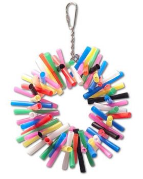 Sm Straw Wreath - Bird Toy Creations