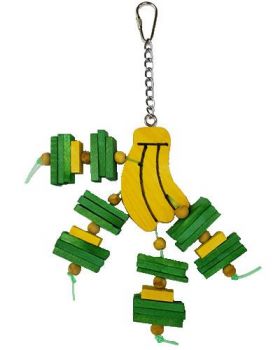 Small Banana Bird Toy - Happy Beaks