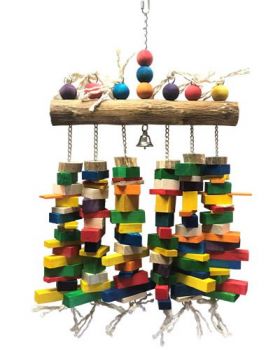 Wood Block Cluster - Happy Beaks