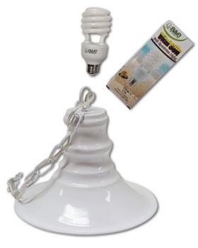 White Swag Light Full Spectrum - A&E Cage Co.