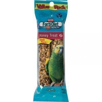 Parrot Honey Treat Stick 2pk - Kaytee Forti Diet 